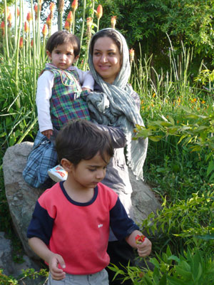 photo of Alireza Sadeghian’s family