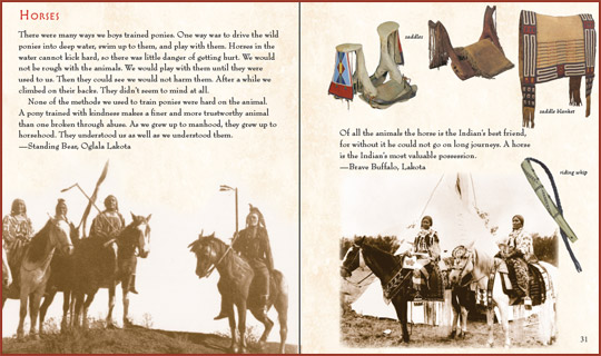 Pages 130-31 from the book “Children of the Tipi”, edited by Michael Fitzgerald